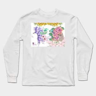 Blooming Women Long Sleeve T-Shirt